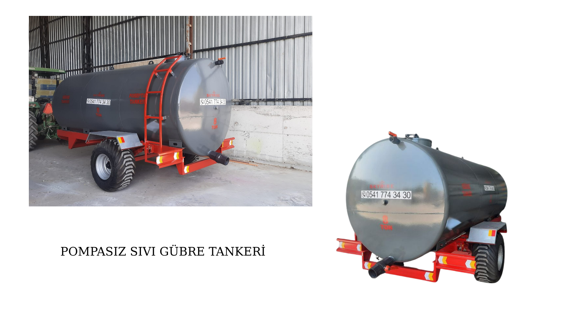 Pompasız Sıvı Gübre Tankeri – 1