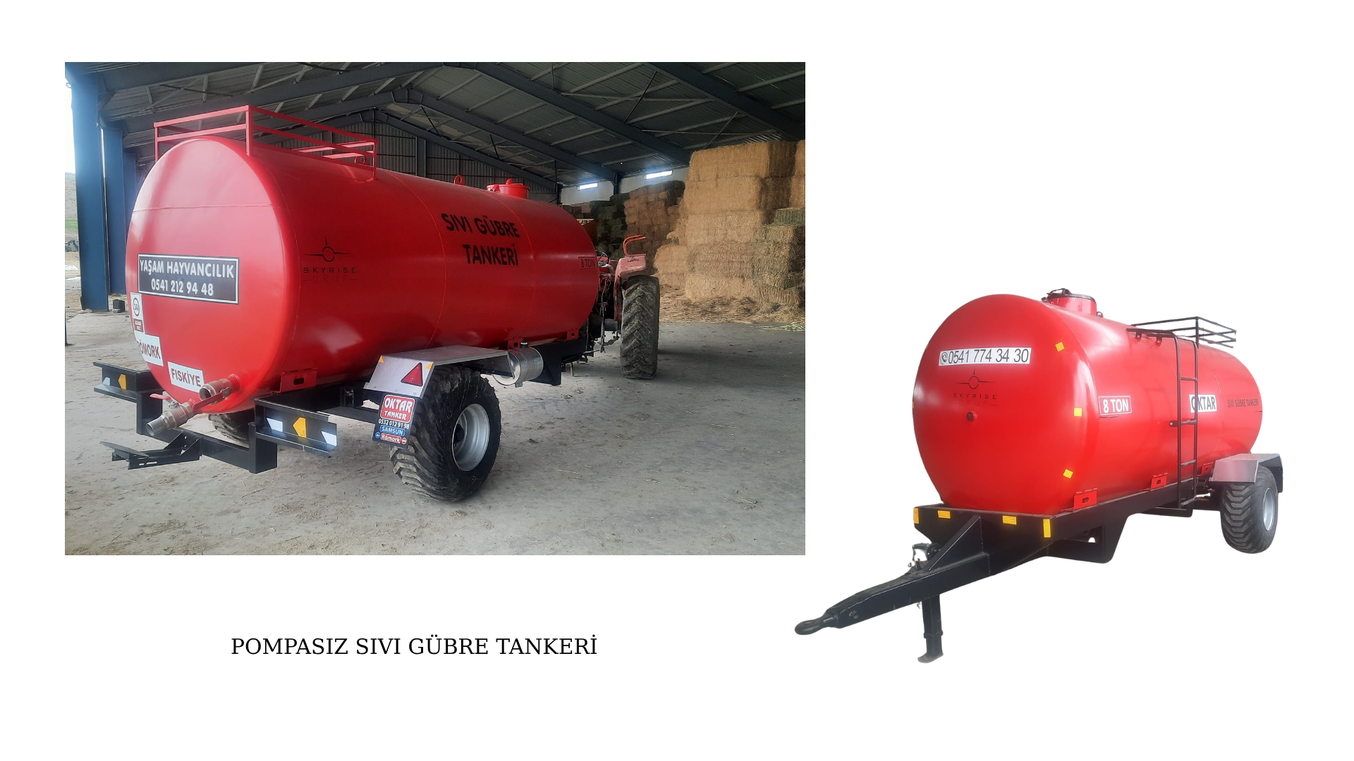 Pompasız Sıvı Gübre Tankeri – 2